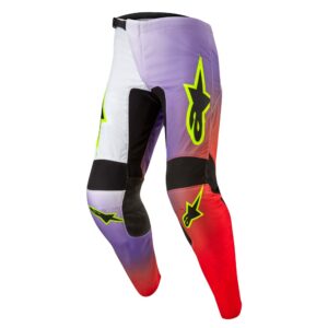 Fluid Lucent Pants - Fade - White/Neon Red/Yellow Fluoro
