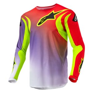 Fluid Lucent Jersey White/Neon Red/Yellow Fluoro