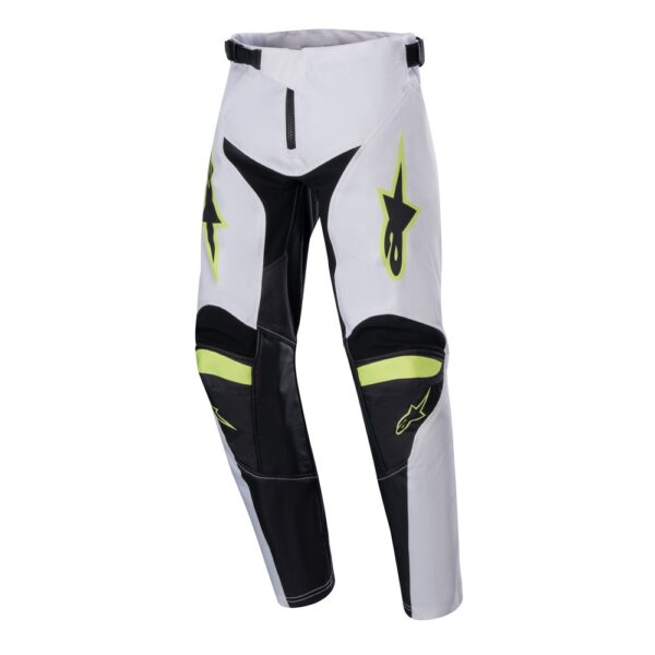 Youth Racer Lucent Pants White/Neon Red/Yellow Fluoro