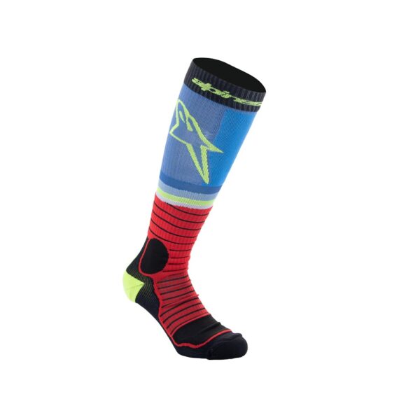 MX Pro Socks Black/Red/Light Blue