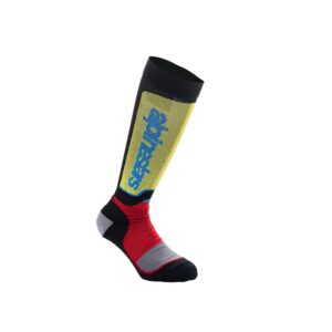 Youth MX Plus Socks Black/Red/Light Blue