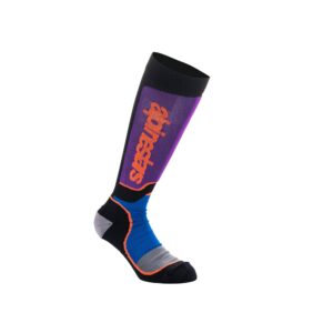 Youth MX Plus Socks Black/Royal Blue/Purple