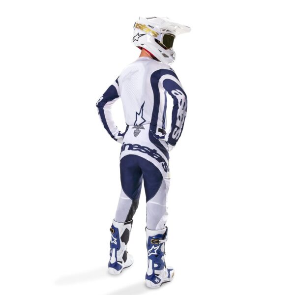 Techstar Tropical Pants White/Dark Blue/Gold