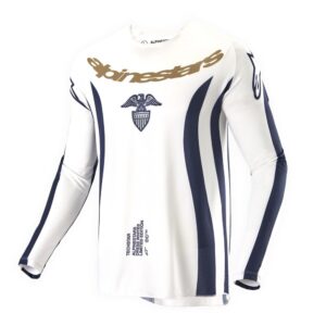 Techstar Tropical Jersey White/Dark Blue/Gold