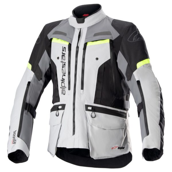 Bogota Pro Drystar Jacket Ice Grey/Dark Grey/Yellow Fluoro