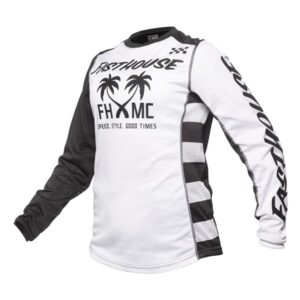 Women's Grindhouse Paradise Jersey, White/Black XX-Large