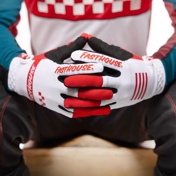 Youth Speed Style Mod Glove, Red/White X-Small