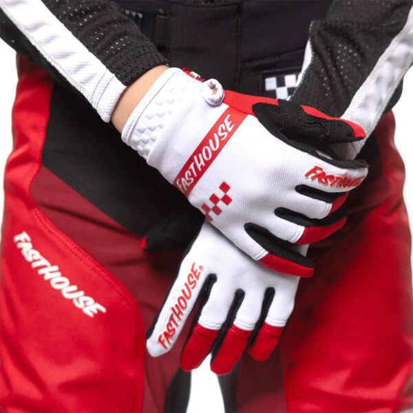 Youth Speed Style Mod Glove, Red/White X-Small