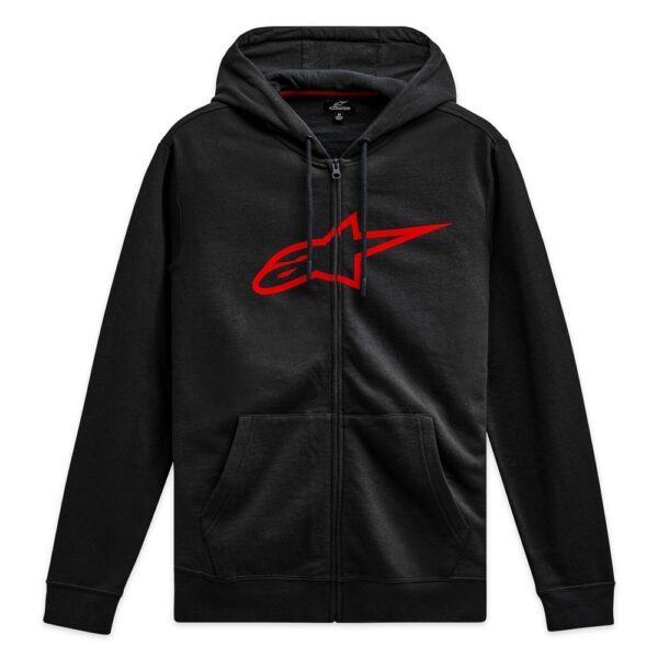 Ageless Zip Hoodie v3 Black/Red