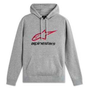 Always Hoodie v3 Grey Heather/Red