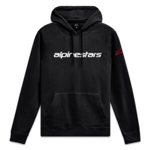 Linear Wordmark Hoodie v3 Black/White/Red