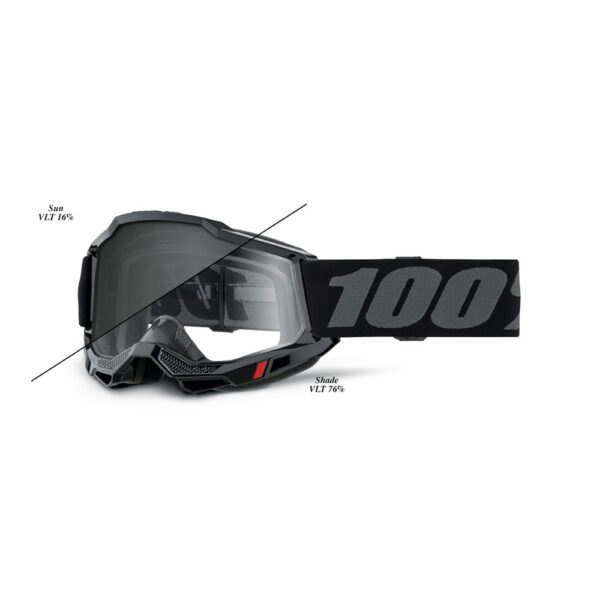 Accuri 2 Desert OTG/UTV/ATV Goggle Black - Photochromic Lens