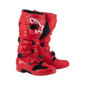 Tech-7 MX Boots Bright Red