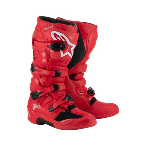 Tech-7 MX Boots Bright Red