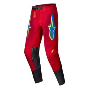 Supertech Maker Pants Bright Red/Yellow Fluoro