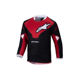 Kids Racer Veil Jersey Black/Bright Red