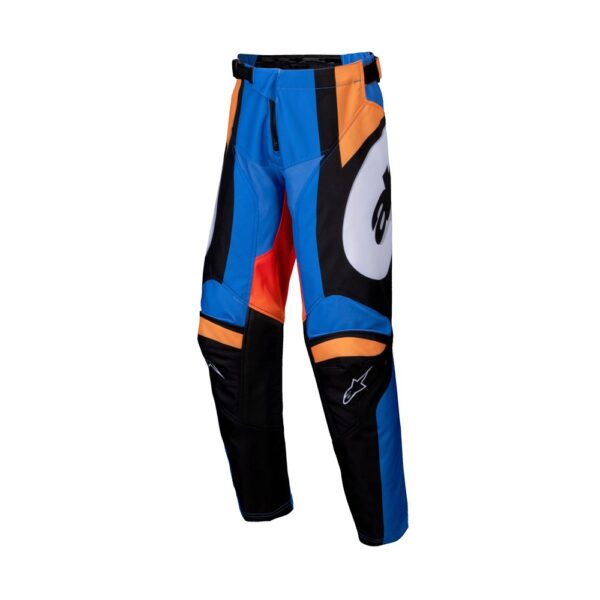 Youth Racer Melt Pants Orange/Blue