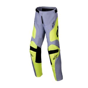 Youth Racer Veil Pants Gray/Yellow Fluoro