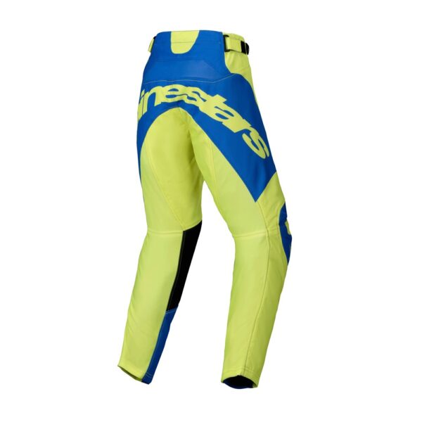 Youth Racer Veil Pants Yellow Fluoro/Blue