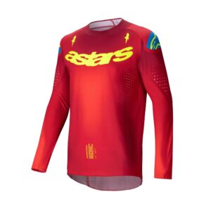 Supertech Maker Jersey Bright Red/Yellow Fluoro