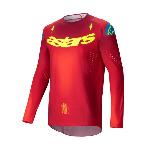 Supertech Maker Jersey Bright Red/Yellow Fluoro