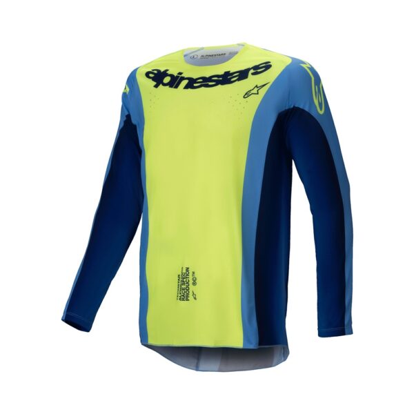 Techstar Melt Jersey Yellow Fluoro/Blue