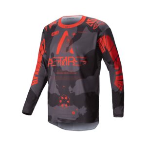 Racer Hollow Jersey Grey Camo/Orange Fluoro