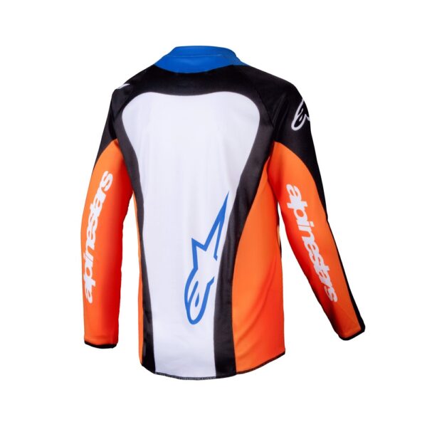 Youth Racer Melt Jersey Orange/Blue