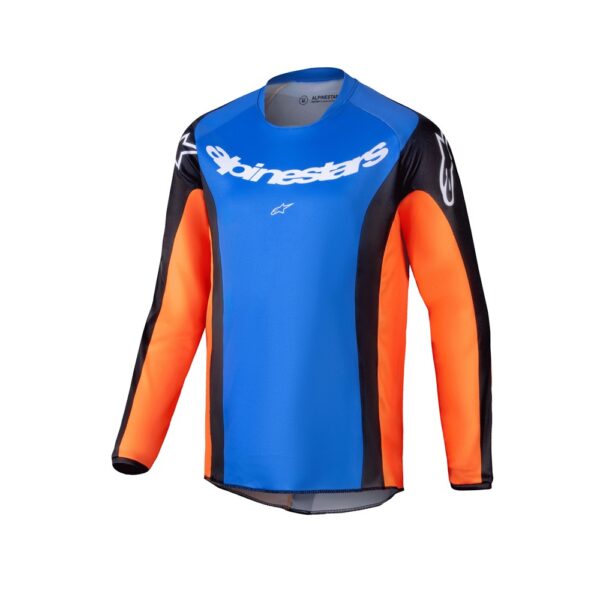 Youth Racer Melt Jersey Orange/Blue