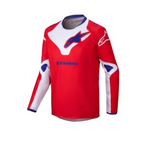 Youth Racer Veil Jersey Bright Red/White