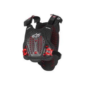 A-5 Plasma Chest Protector Black/Red/White