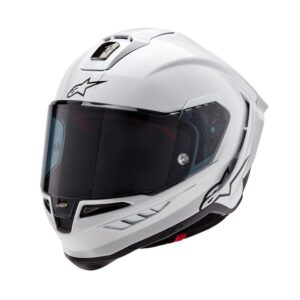 Supertech R10 Helmet Solid White Gloss/Matte Black