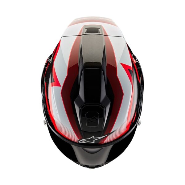 Supertech R10 Helmet Team Black Carbon/Red/White Gloss