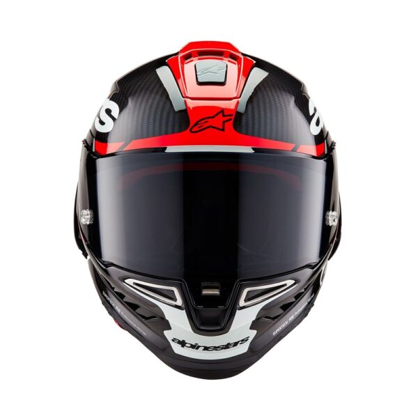 Supertech R10 Helmet Element Black Carbon/Bright Red/White Gloss