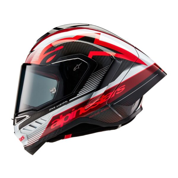 Supertech R10 Helmet Team Black Carbon/Red/White Gloss