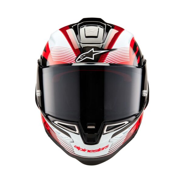 Supertech R10 Helmet Team Black Carbon/Red/White Gloss