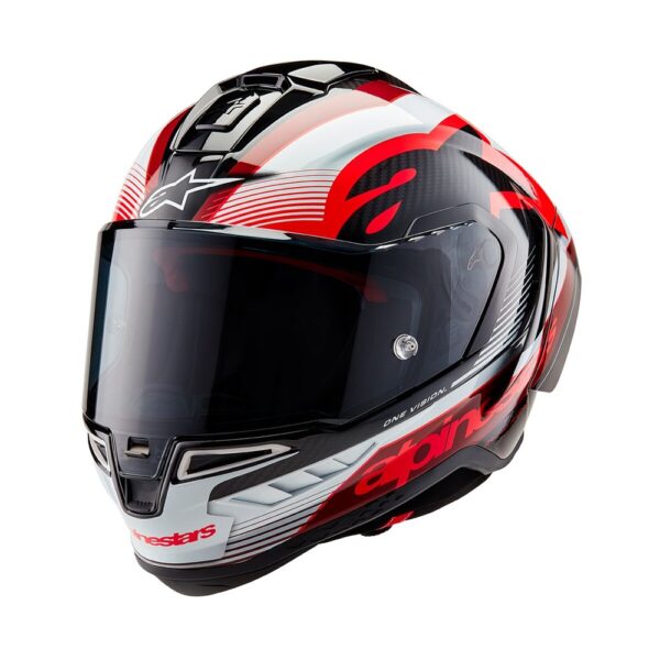 Supertech R10 Helmet Team Black Carbon/Red/White Gloss