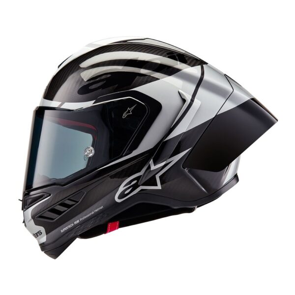 Supertech R10 Helmet Element Black Carbon/Silver/Black Gloss