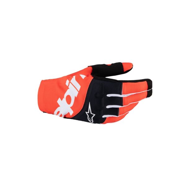 Techstar Gloves Black/Hot Orange