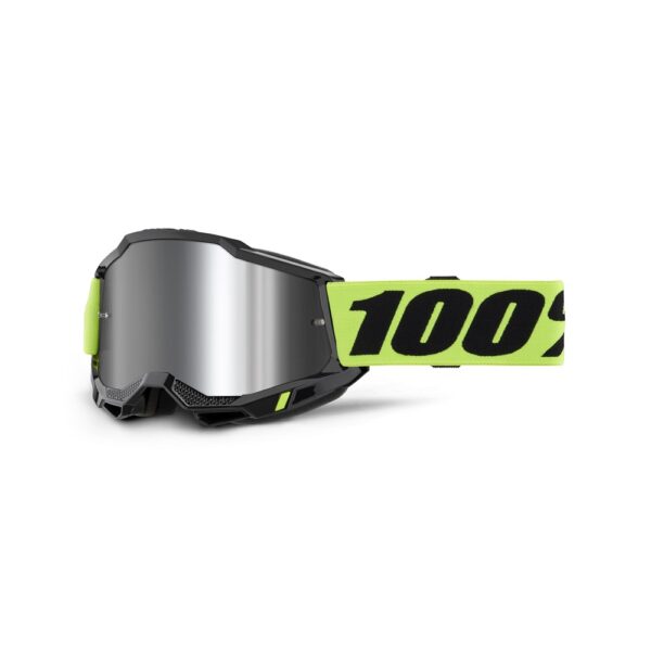 Accuri 2 Youth Goggle Neon Yellow - Mirror Silver Lens