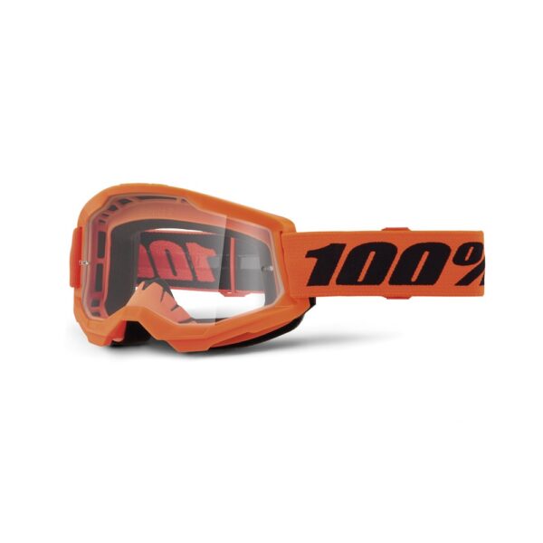 Strata 2 Youth Goggle Neon Orange - Clear Lens