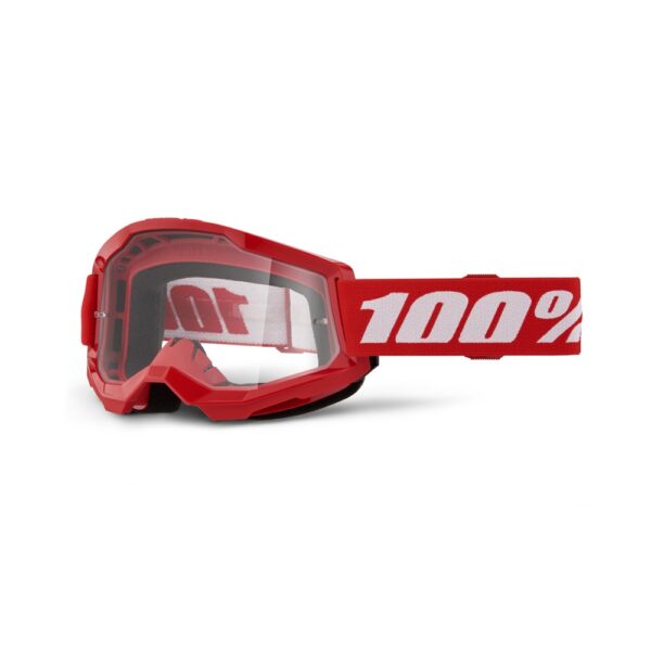 Strata 2 Youth Goggle Red - Clear Lens