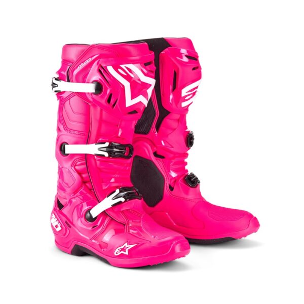 Tech-10 MX Boots Diva Pink/White