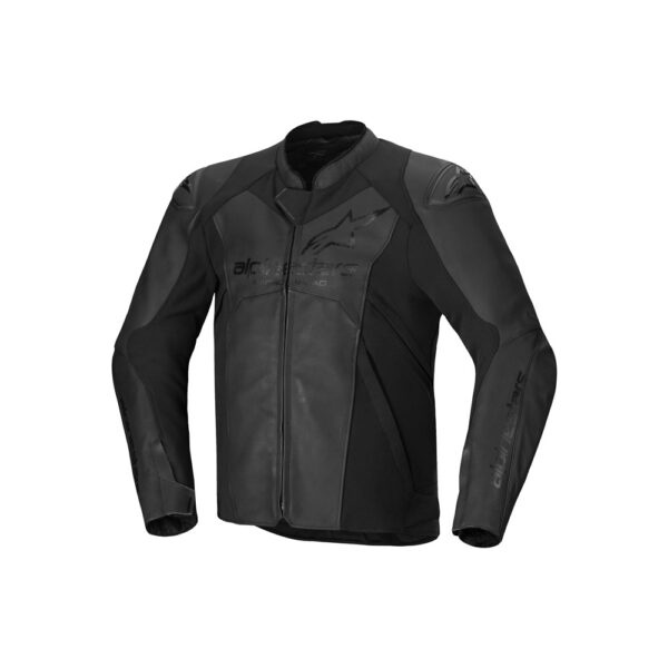 Faster v3 Leather Jacket Black/Black