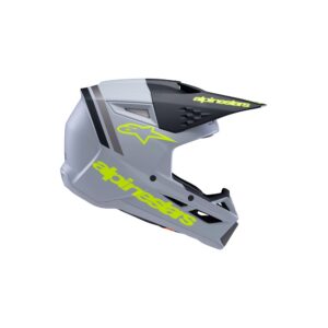 S-M3 Youth Helmet Radium Gray/Black/Yellow Fluoro Matte