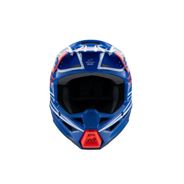 S-M3 Youth Helmet Wurx Blue/Red/White/Black Gloss