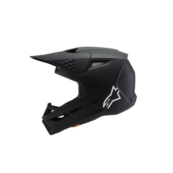 S-M3 Youth Helmet Solid Black Matte