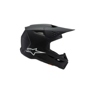 S-M3 Youth Helmet Solid Black Matte