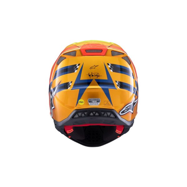 Supertech S-M10 TLD Edition Dark Blue/Orange/Yellow Fluoro/Red Gloss