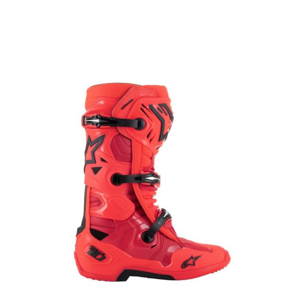 Tech-10 MX Boots Ember LE Red Fluoro/Bright Red/Black